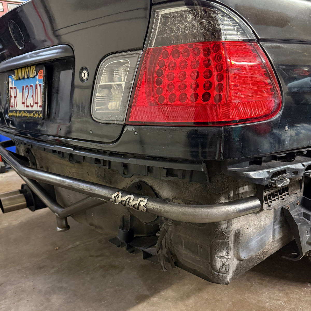 E46 Rear Tubular BMW E46 Rear Bash Bar for Drift Cars | Limitless Auto Fab