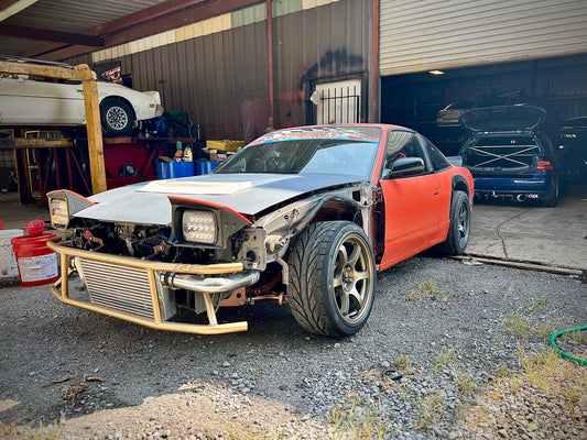 Nissan S13 Front Dual Row with Braces Bash Bar