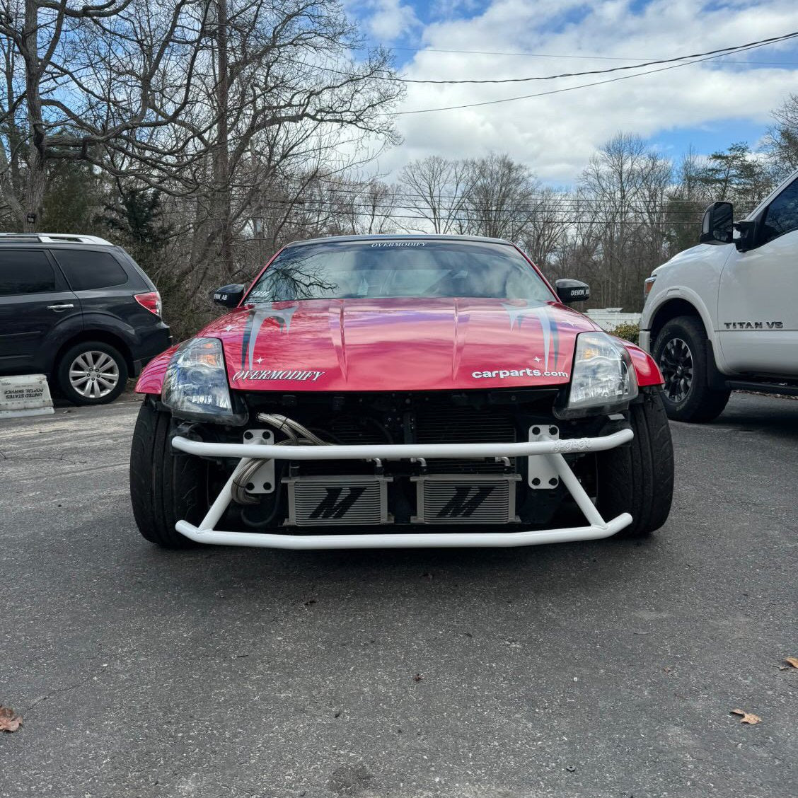 Nissan 350z Front Dual Row Bash Bar